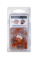 148-90055 HCPM-3-BLISTER-PC-CL/OG - HELLERMANNTYTON - 148-90055 HCPM-3-BLISTER-PC-CL/OG - Connector Kit, Terminals & Splices, 18Pcs of Helacon Plus Mini Series Wire Splice Terminals