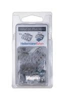 148-90056 HCPM-4-BLISTER-PC-CL - HELLERMANNTYTON - 148-90056 HCPM-4-BLISTER-PC-CL - Connector Kit, Terminals & Splices, 10Pcs of Helacon Plus Mini Series Wire Splice Terminals