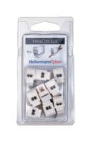 148-90058 HECL-2/1-BLISTER-PA66-WH - HELLERMANNTYTON - 148-90058 HECL-2/1-BLISTER-PA66-WH - Connector Kit, Terminals & Splices, 10Pcs of Helacon Plus Mini Series Wire Splice Terminals