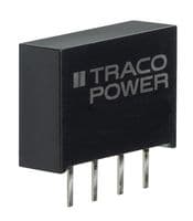 TBA 1-0310 - TRACO POWER - TBA 1-0310 - Isolated Through Hole DC/DC Converter, ITE, SIP, 1:1, 1 W, 1 Output, 3.3 V