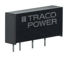 TBA 1-0511E - TRACO POWER - TBA 1-0511E - Isolated Through Hole DC/DC Converter, ITE, SIP, 1:1, 1 W, 1 Output, 5 V
