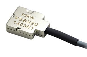 VS-BV203-B - KEMET - VS-BV203-B - Vibration Sensor, 350µA Input, 3.3VDC, Cable, 20mV/m/s² Sensitivity, VS Series