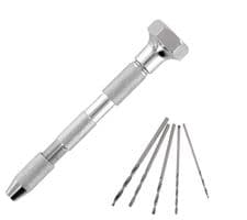MP002091 - MULTICOMP PRO - MP002091 - Pin Vice, Double Ended, Swivel Top, with 5 Drill Bits, 0mm to 2.9mm