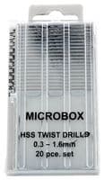 MP002109 - MULTICOMP PRO - MP002109 - Drill Bit Set, 20Pc, 0.3mm To 1.6mm