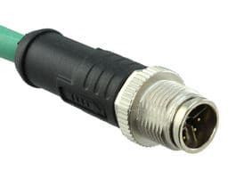 MSXS-08BMMM-SR7X01 - AMPHENOL LTW - MSXS-08BMMM-SR7X01 - Sensor Cable, 8Pos, 90° M8 Plug, Free End, 8 Positions, 1 m, 3.3 ft, M Series