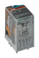 1SVR405611R4000 - ABB - 1SVR405611R4000 - Power Relay, Interface, DPDT, 12 VDC, 12 A, CR-M Series, Socket, DC