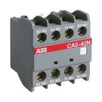 1SBN010040R1222 - ABB - 1SBN010040R1222 - Auxiliary Contact, N/NL/TNL Series Contactors, 2NO-2NC, Front Mount, Screw