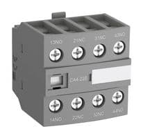 1SBN010140R1004 - ABB - 1SBN010140R1004 - Auxiliary Contact, AF Series Contactors, 4PST-NC, Front Mount, Screw