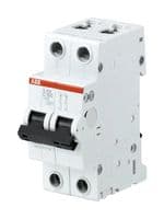 2CDS252001R0824 - ABB - 2CDS252001R0824 - Thermal Magnetic Circuit Breaker, MCB, 2P, 6 kA, 400 V, 100 A
