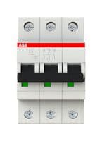 2CDS253001R0064 - ABB - 2CDS253001R0064 - Thermal Magnetic Circuit Breaker, System Pro M Compact S200, 6 A, 3 Pole, 277 VAC, DIN Rail