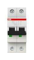 2CDS272001R0135 - ABB - 2CDS272001R0135 - Thermal Magnetic Circuit Breaker, MCB, 2P, 25 kA, 230 V, 13 A