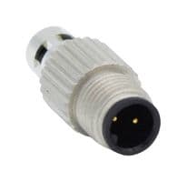 850-002-103RLS4 - NORCOMP - 850-002-103RLS4 - Sensor Connector, VULCON Series, M5, Male, 2 Positions, Solder Pin, Straight Cable Mount