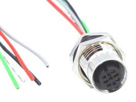 FPM12A05I12CR02 - NORCOMP - FPM12A05I12CR02 - Sensor Cable, 5 Pos, M12 Plug, Free End, 5 Positions, 304.8 mm, 12 ", VULCON Series