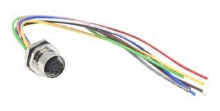 FPM12A08I06AF03 - NORCOMP - FPM12A08I06AF03 - Sensor Cable, 8 Pos, M12 Plug, Free End, 8 Positions, 152.4 mm, 6 ", VULCON Series