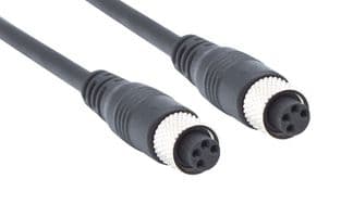 CCA-000-M02R205 - NORCOMP - CCA-000-M02R205 - Sensor Cable, 4 Pos, M8 Receptacle, M8 Receptacle, 4 Positions, 2 m, 6.6 ft, VULCON Series