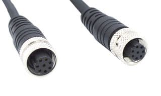 CCA-000-M02R211 - NORCOMP - CCA-000-M02R211 - Sensor Cable, 8 Pos, M12 Receptacle, M12 Receptacle, 8 Positions, 2 m, 6.6 ft, VULCON Series