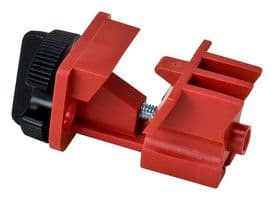UNIVERSAL MULTI-POLE BREAKER LOCKOUT PK1 - BRADY - UNIVERSAL MULTI-POLE BREAKER LOCKOUT PK1 - CIRCUIT BREAKER LOCKOUT, BLK/RED