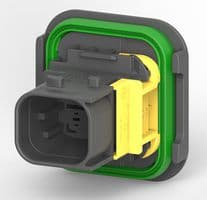 1-1703820-1 - TE CONNECTIVITY - 1-1703820-1 - Automotive Connector Housing, Heavy Duty Sealed Connector Series, Plug, 6 Ways
