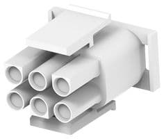 1-1644055-2 - TE CONNECTIVITY - 1-1644055-2 - Connector Housing, Universal MATE-N-LOK, Plug, 6 Ways, 6.35 mm