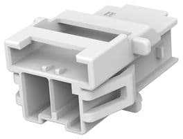1-1971772-2 - TE CONNECTIVITY - 1-1971772-2 - Connector Housing, Power Triple Lock, Receptacle, 2 Ways, 6 mm