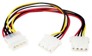 PYO2L - STARTECH - PYO2L - Computer Cable, LP4 Plug, LP4 Socket, 9.1 ", 230 mm, Multi-coloured
