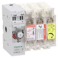 GS2KG3 - SCHNEIDER ELECTRIC - GS2KG3 - Fuse Switch Disconnector, TeSys GS Series, 3P, 22 mm x 58 mm, 500 VAC, 125 A