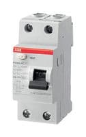 2CSF202006R1250 - ABB - 2CSF202006R1250 - Circuit Breaker, RCCB, F200, 2P, 30 mA, 230 V, 25 A
