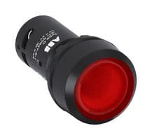 1SFA619100R1141 - ABB - 1SFA619100R1141 - Pushbutton Switch, 20 mm, SPST-NC, Momentary, Round, Flat, Red