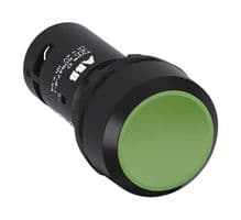 1SFA619101R1012 - ABB - 1SFA619101R1012 - Pushbutton Switch, 20 mm, SPST-NO, Maintained, Round, Flat, Green