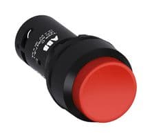 1SFA619102R1041 - ABB - 1SFA619102R1041 - Pushbutton Switch, 20 mm, SPST-NC, Momentary, Round, Raised, Red