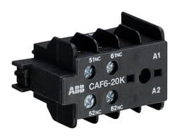 GJL1201330R0005 - ABB - GJL1201330R0005 - Auxiliary Contact, K6/KC6 Series Mini Contactors, DPST-NO, Front Mount, Screw