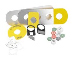 SK615552-53 - ABB - SK615552-53 - Legend Plate, Rectangle, Aluminium, 29.6 mm x 39 mm, 2-Position Selector Switches