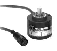 E6C3-AG5B 1024P/R 2M - OMRON INDUSTRIAL AUTOMATION - E6C3-AG5B 1024P/R 2M - Rotary Encoder, Optical, 12 to 24 VDC, 1024 PPR, 5000 rpm, PNP Open Collector, 8 mm Shaft, 2 m