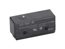 DZ-10G-1B - OMRON INDUSTRIAL AUTOMATION - DZ-10G-1B - Microswitch, Standard, Pin Plunger, DPDT, Screw, 10 A, 30 V