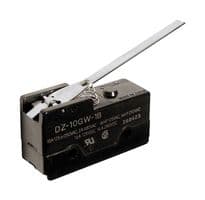 DZ-10GW-1B - OMRON INDUSTRIAL AUTOMATION - DZ-10GW-1B - Microswitch, Standard, Hinge Lever, DPDT, Screw, 10 A, 30 V