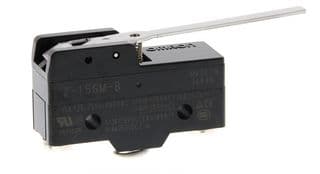 Z-15GM-B - OMRON INDUSTRIAL AUTOMATION - Z-15GM-B - Microswitch, Standard, Reverse Hinge Lever, SPDT, Screw, 15 A, 14 V