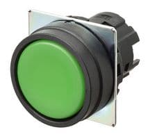 A22NZ-BNM-NGA - OMRON INDUSTRIAL AUTOMATION - A22NZ-BNM-NGA - Pushbutton Switch, 22 mm, Momentary, Round, Flat, Green