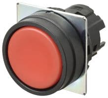 A22NZ-BNM-NRA - OMRON INDUSTRIAL AUTOMATION - A22NZ-BNM-NRA - Pushbutton Switch, 22 mm, Momentary, Round, Flat, Red
