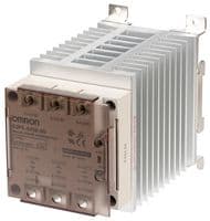 G3PE-225B-3N 12-24VDC - OMRON INDUSTRIAL AUTOMATION - G3PE-225B-3N 12-24VDC - Solid State Relay, 3PST-NO, 25 A, 30 VDC, DIN Rail/Panel, Screw, Zero Crossing