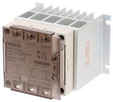G3PE-515B-3 12-24VDC - OMRON INDUSTRIAL AUTOMATION - G3PE-515B-3 12-24VDC - Solid State Relay, 3PST-NO, 15 A, 30 VDC, DIN Rail/Panel, Screw, Zero Crossing
