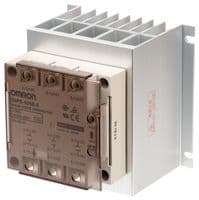 G3PE-525B-3 12-24VDC - OMRON INDUSTRIAL AUTOMATION - G3PE-525B-3 12-24VDC - Solid State Relay, 3PST-NO, 25 A, 30 VDC, DIN Rail/Panel, Screw, Zero Crossing