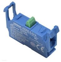 A22NZ-S-G1A - OMRON INDUSTRIAL AUTOMATION - A22NZ-S-G1A - Contact Block, SPST-NO, 10 A, 120 VAC, A22N Series, Screw