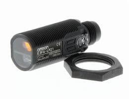 E3FA-LP21-F2 - OMRON INDUSTRIAL AUTOMATION - E3FA-LP21-F2 - Photoelectric Sensor, 100 mm, PNP Open Collector, 100 mA, 10 VDC to 30 VDC