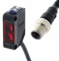 E3Z-R81-M1J 0.3M - OMRON INDUSTRIAL AUTOMATION - E3Z-R81-M1J 0.3M - Photoelectric Sensor, 4 m, PNP Open Collector, 100 mA Output, 12 VDC to 24 VDC