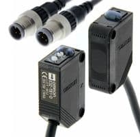 E3Z-T81-M1J 0.3M - OMRON INDUSTRIAL AUTOMATION - E3Z-T81-M1J 0.3M - Photoelectric Sensor, 15 m, PNP Open Collector, 100 mA Output, 12 VDC to 24 VDC