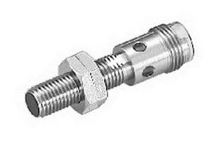 E2A-S08KS01-M1-B1 - OMRON INDUSTRIAL AUTOMATION - E2A-S08KS01-M1-B1 - Inductive Proximity Sensor, Cylindrical, 1 mm, M8, PNP / SPST-NO