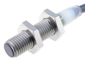 E2A-S08KS01-WP-B1 2M - OMRON INDUSTRIAL AUTOMATION - E2A-S08KS01-WP-B1 2M - Inductive Proximity Sensor, Cylindrical, 1 mm, M8, PNP / SPST-NO, PVC Pre-Wired