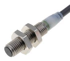 E2A-S08KS02-WP-B2 5M - OMRON INDUSTRIAL AUTOMATION - E2A-S08KS02-WP-B2 5M - Inductive Proximity Sensor, Cylindrical, 2 mm, M8, PNP / SPST-NC, PVC Pre-Wired