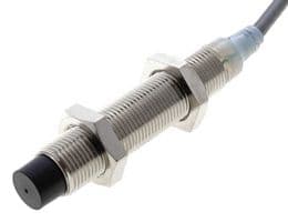 E2A-M12LN08-WP-B1 5M - OMRON INDUSTRIAL AUTOMATION - E2A-M12LN08-WP-B1 5M - Inductive Proximity Sensor, Cylindrical, 8 mm, M12, PNP / SPST-NO, PVC Pre-Wired