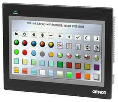 NB10W-TW01B - OMRON INDUSTRIAL AUTOMATION - NB10W-TW01B - Touch Screen, TFT LCD Colour, 800 x 480 Pixels, 10.1", 20.4 to 27.6 VDC